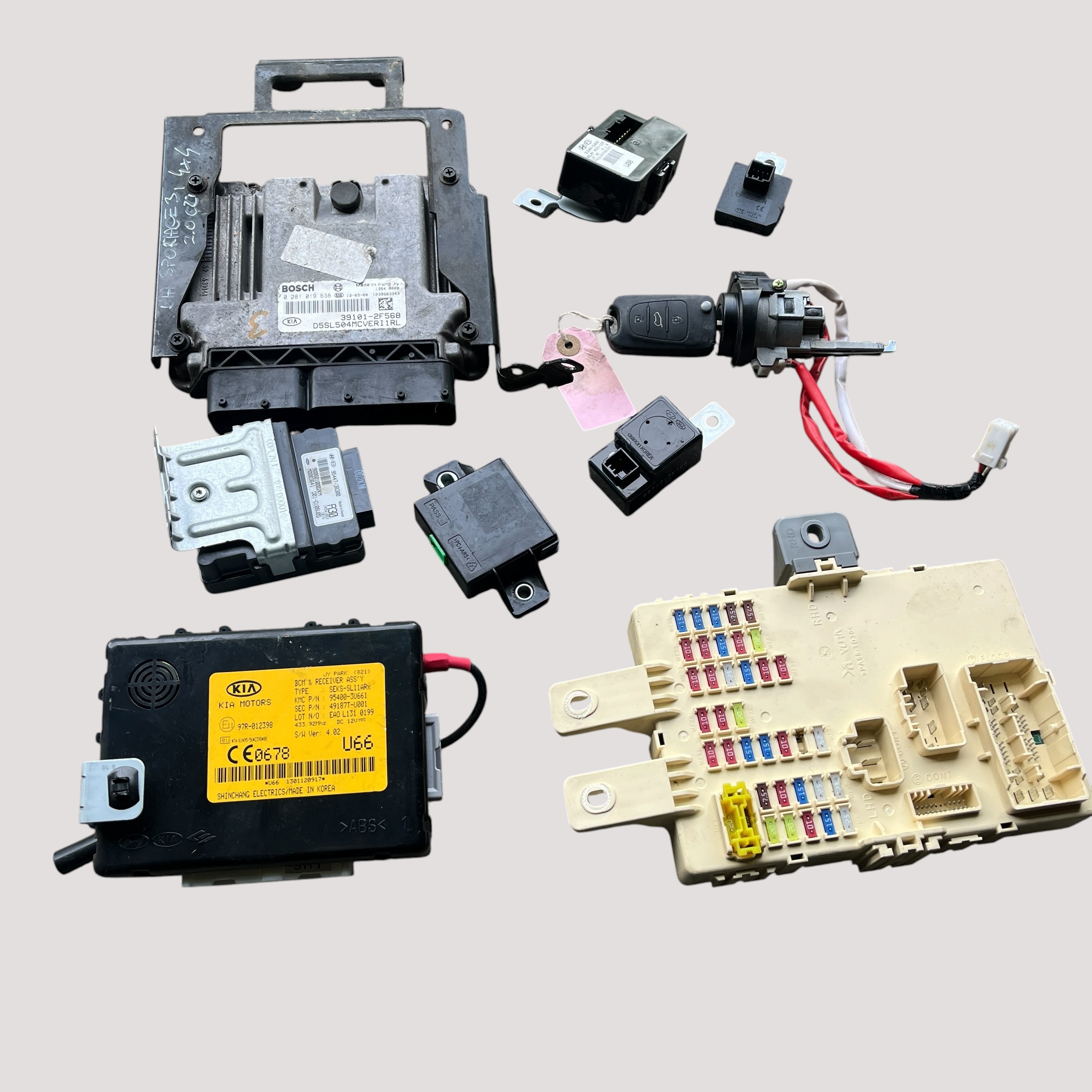 Zestaw startowy ECU 39101-2F568 Kia Sportage III 2.0 CRDi 4x4 - obrazek 6