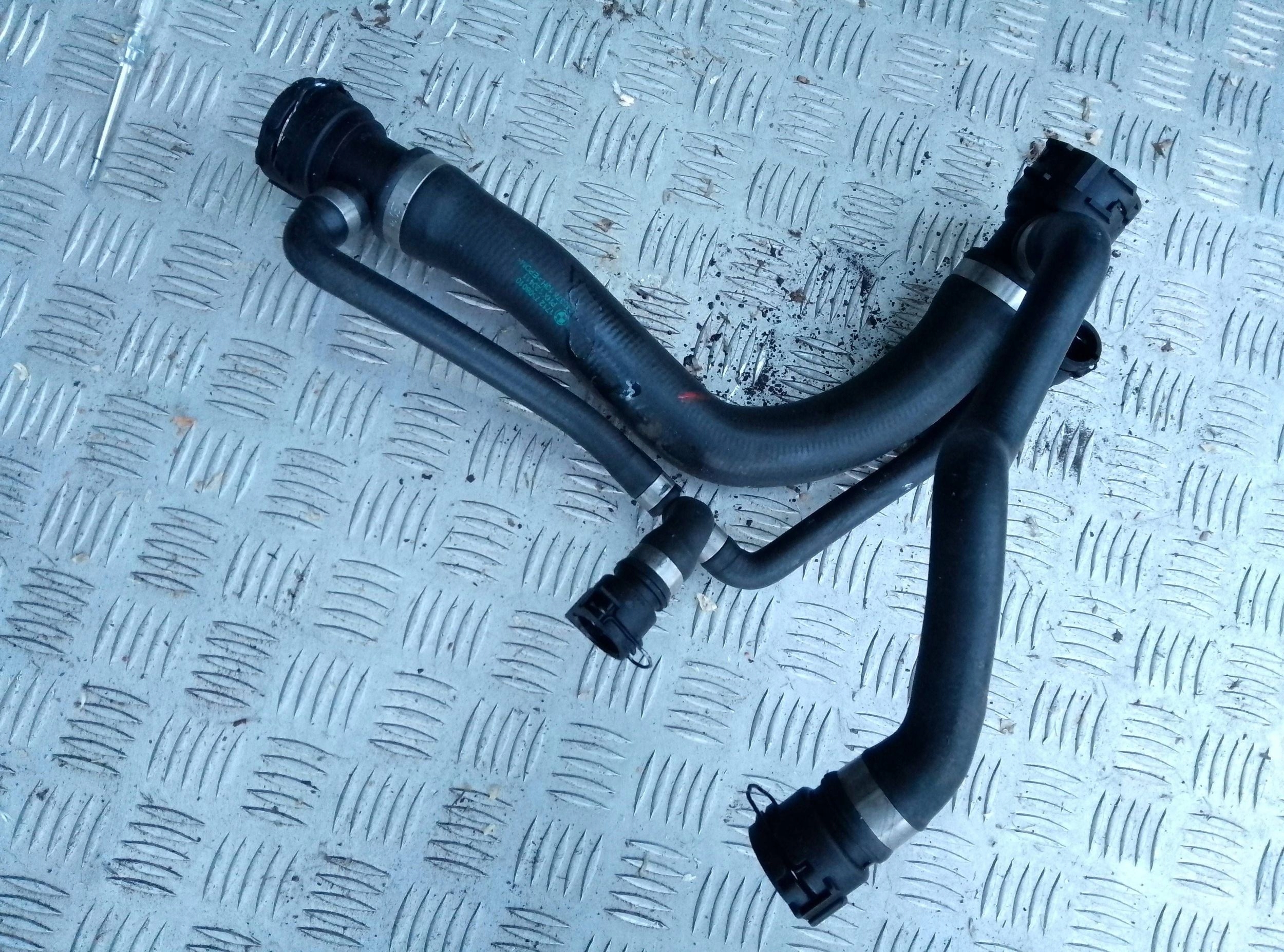 BMW 7 E65 E66 2002 Przewód / Wąż chłodnicy 7508010 komplet