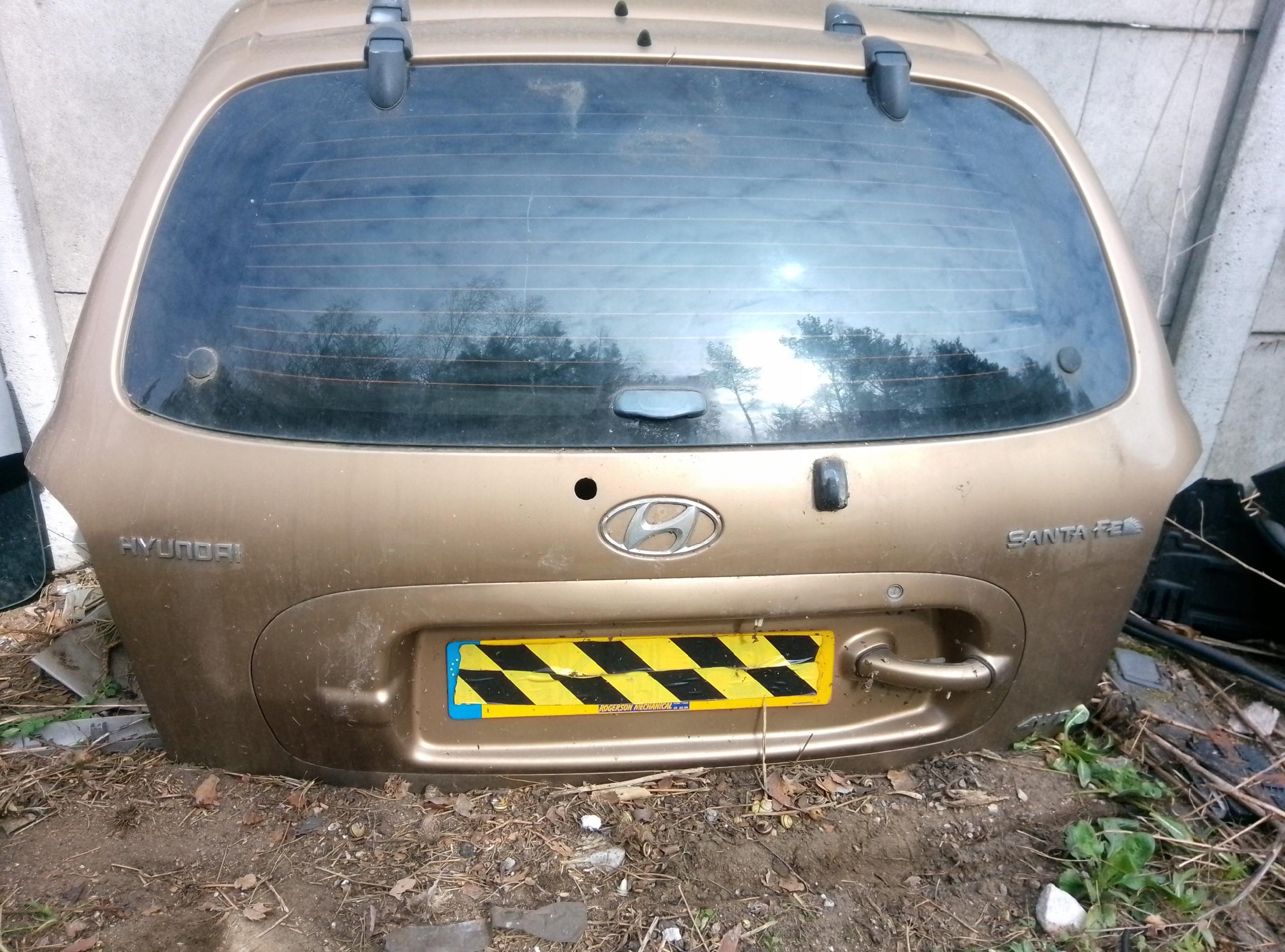 KLAPA TYŁ TYLNA KOMPLETNA KLAMKA SZYBA HYUNDAI SANTA FE 2000-2006R - obrazek 2