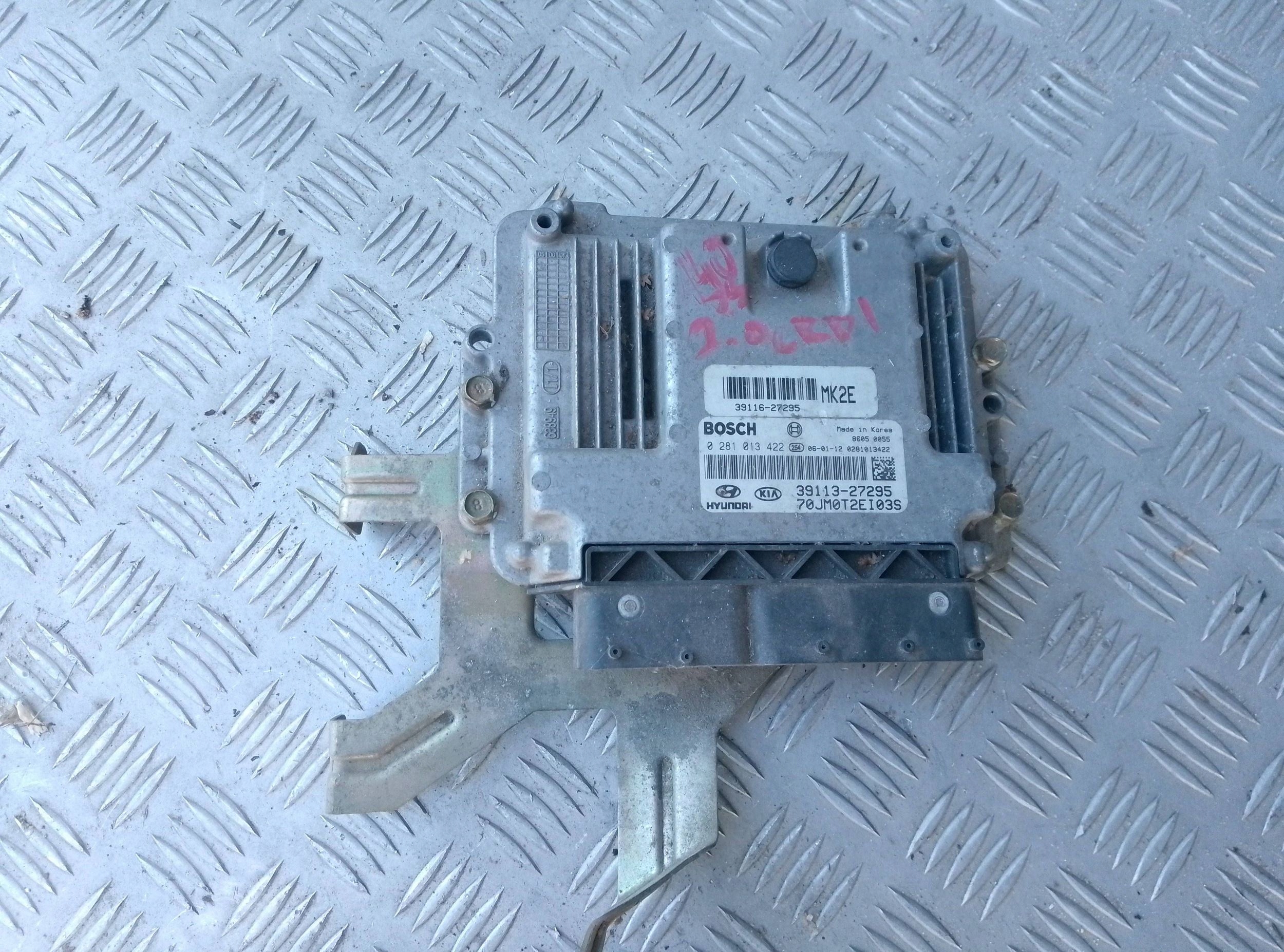 Hyundai Tucson JM 2008 Sterownik / Moduł ECU 0281013422
