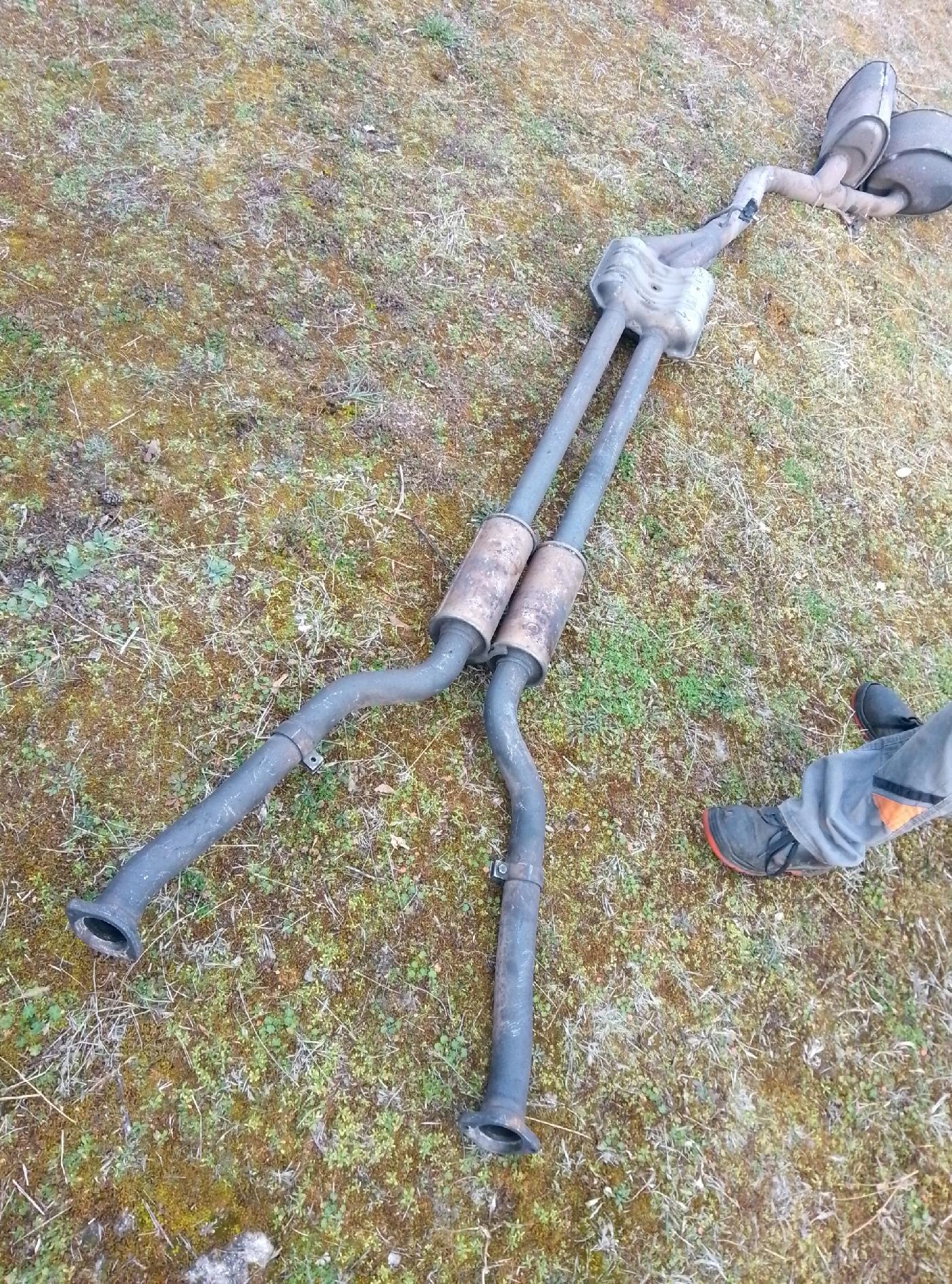 BMW E65 E66 735i 745i Rury wydechowe układ wydechowy tłumik tłumiki - obrazek 5
