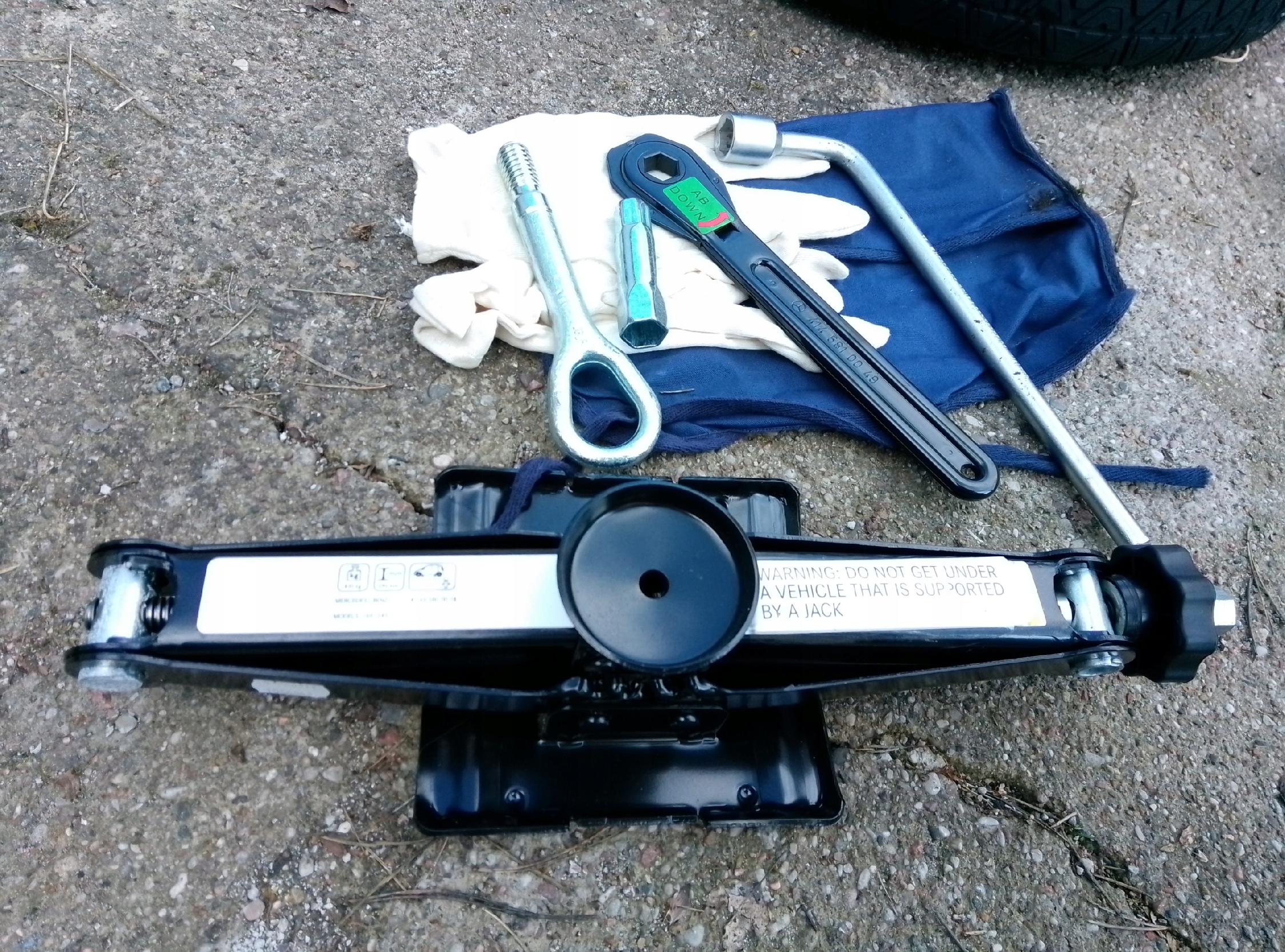 MERCEDES W168 W169 W245 LEWAREK PODNOSZENIA SAMOCHODU TRAPEZOWY ZESTAW - obrazek 2
