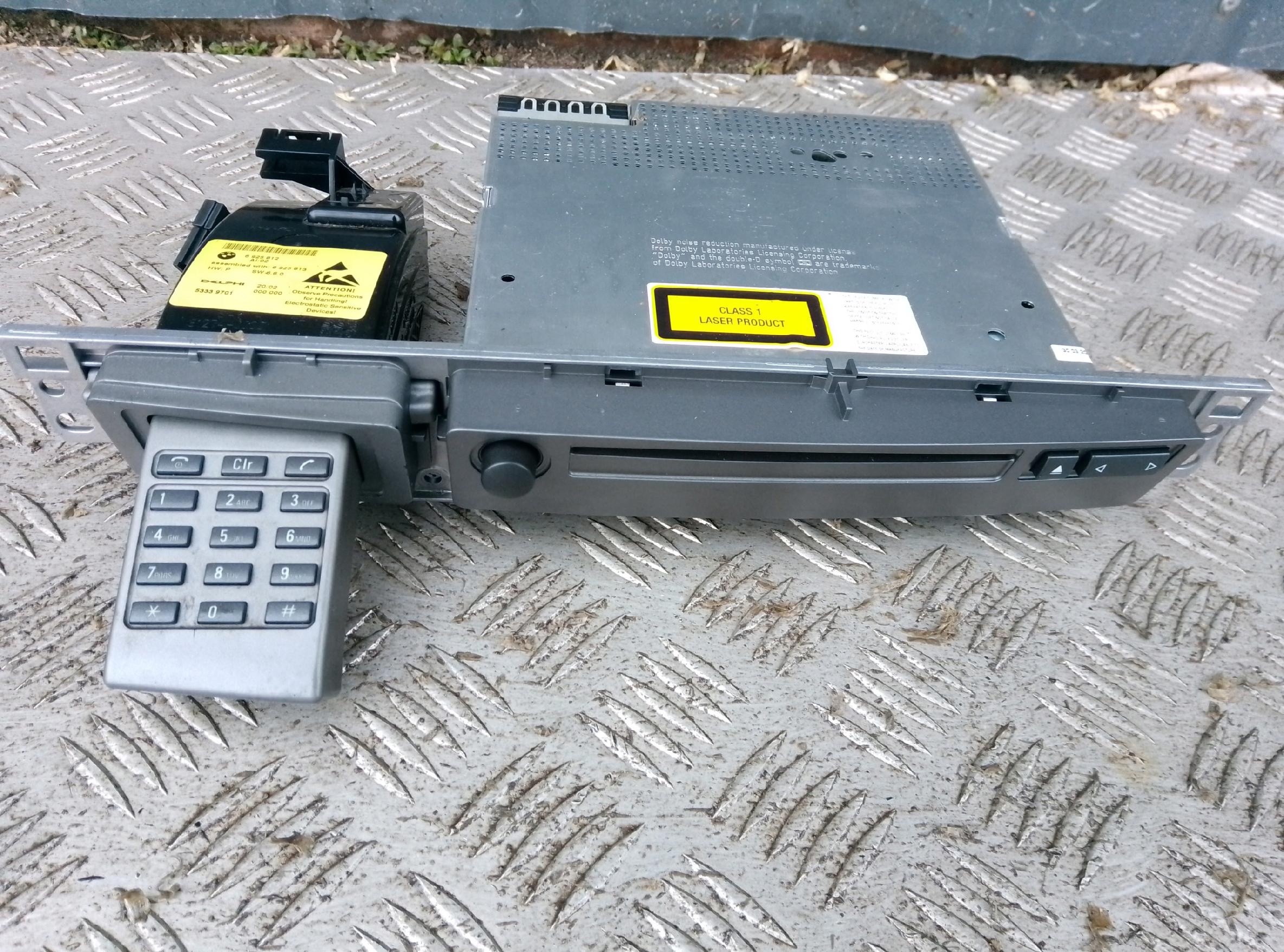 BMW SERIA 7 E65 02-05 RADIO CD CZYTNIK + KLAWIATURA TELEFONU