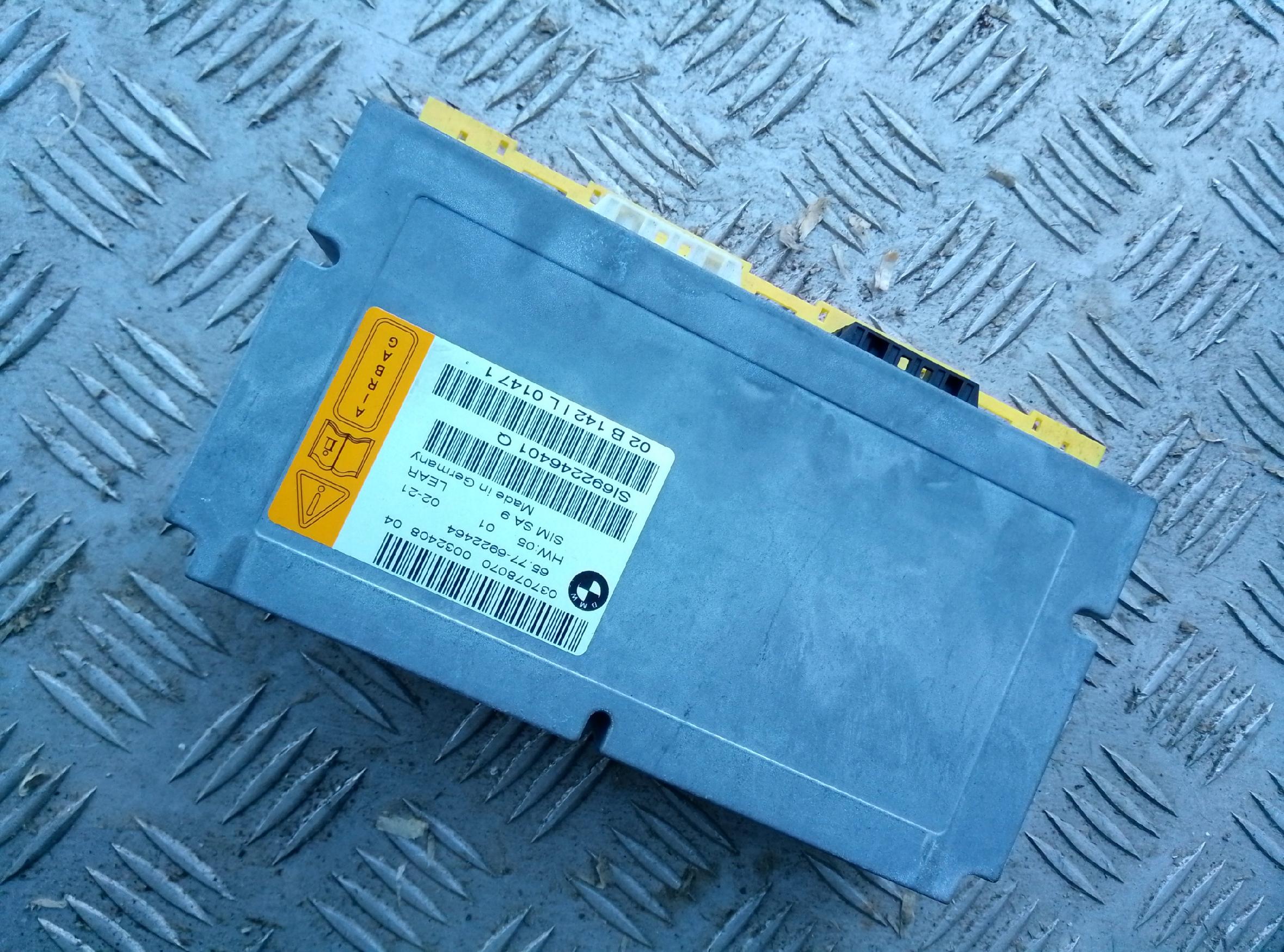 BMW SERIA 7 E65 E66 Moduł informacyjny bezpieczeństwa 65776922464 - obrazek 4