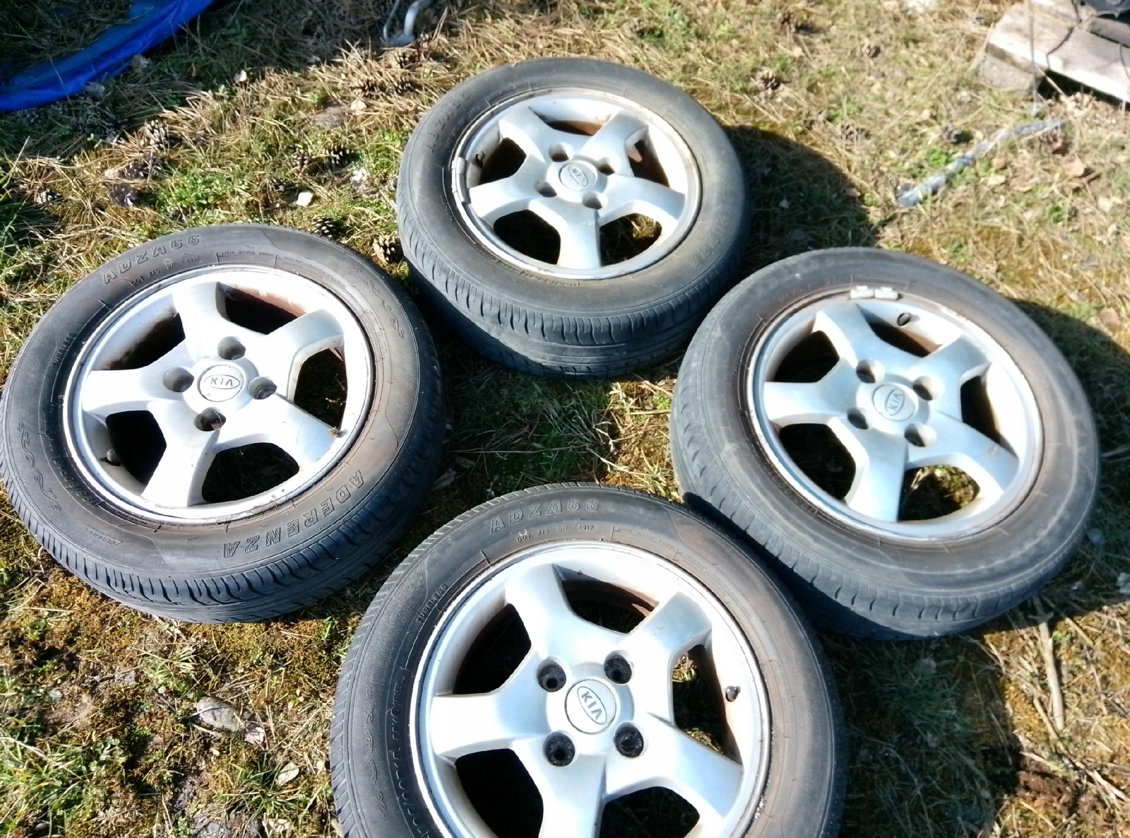 FELGI KOŁA ALUFELGI KIA PICANTO I II RIO I II 5.5" x 15" 4x100 ET46 195/60 - obrazek 8