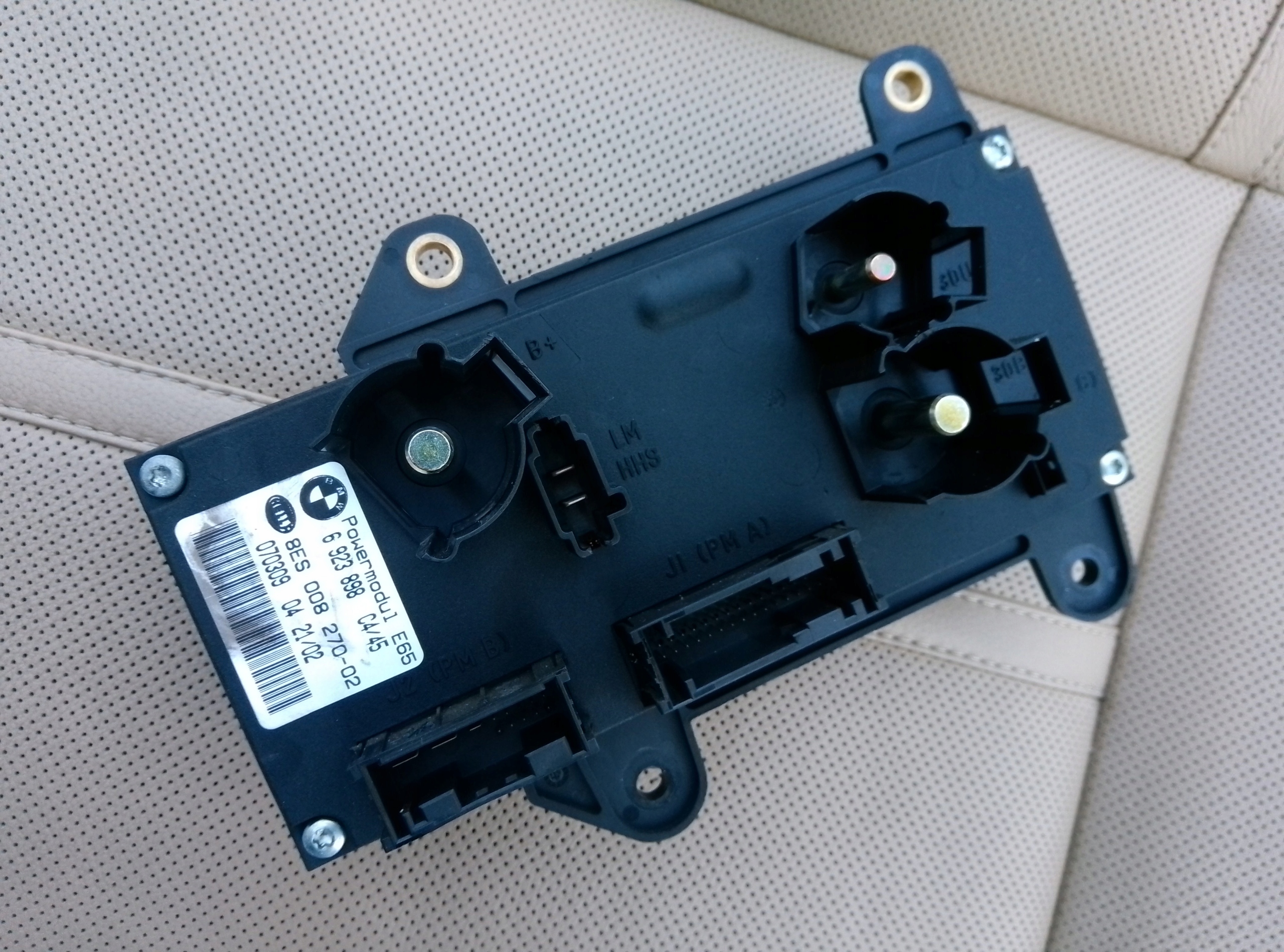 Sterownik Power Modul moduł anumulatora 61356929834 BMW E65 6923898