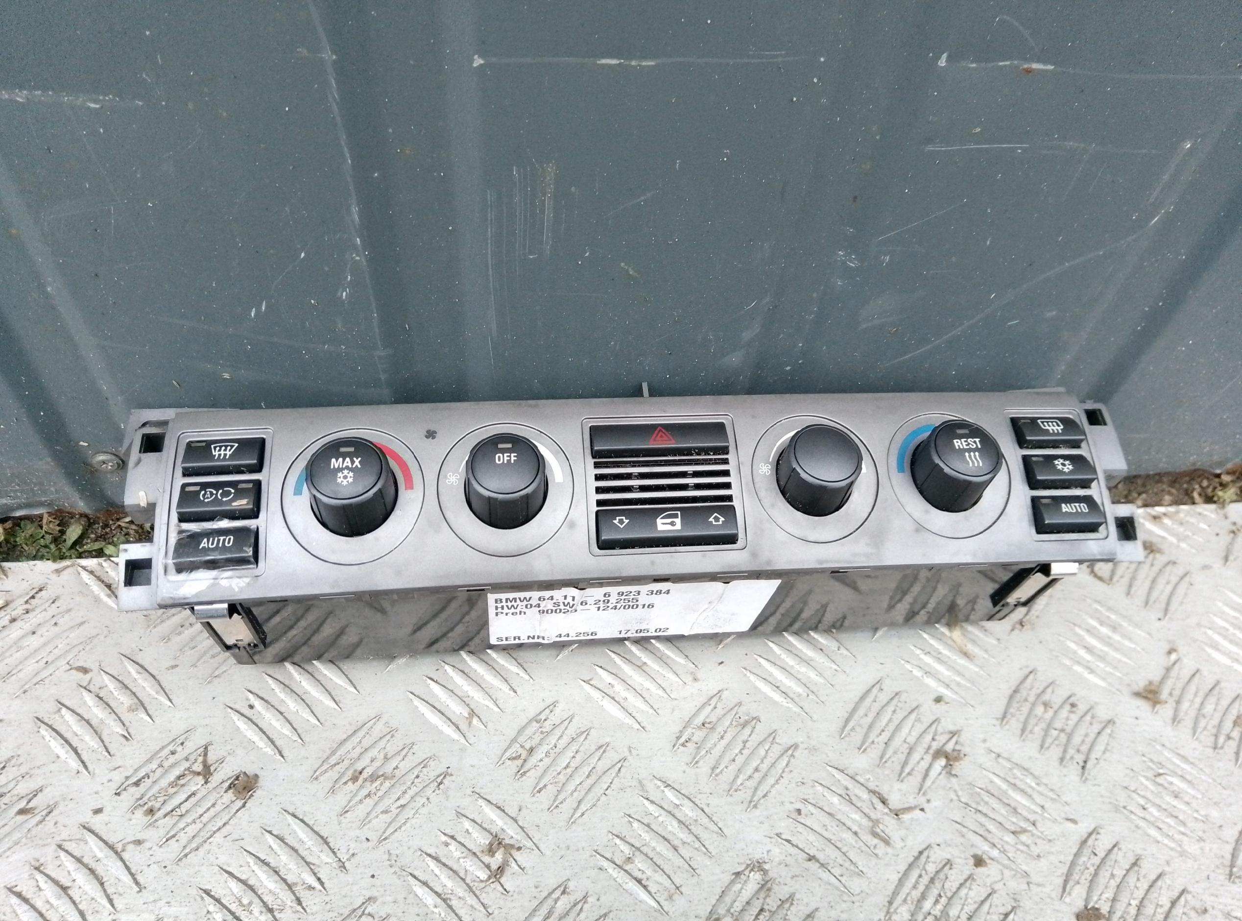 BMW 7 E65 PANEL KLIMATYZACJI STEROWANIA NAWIEWY OGRZEWANIA