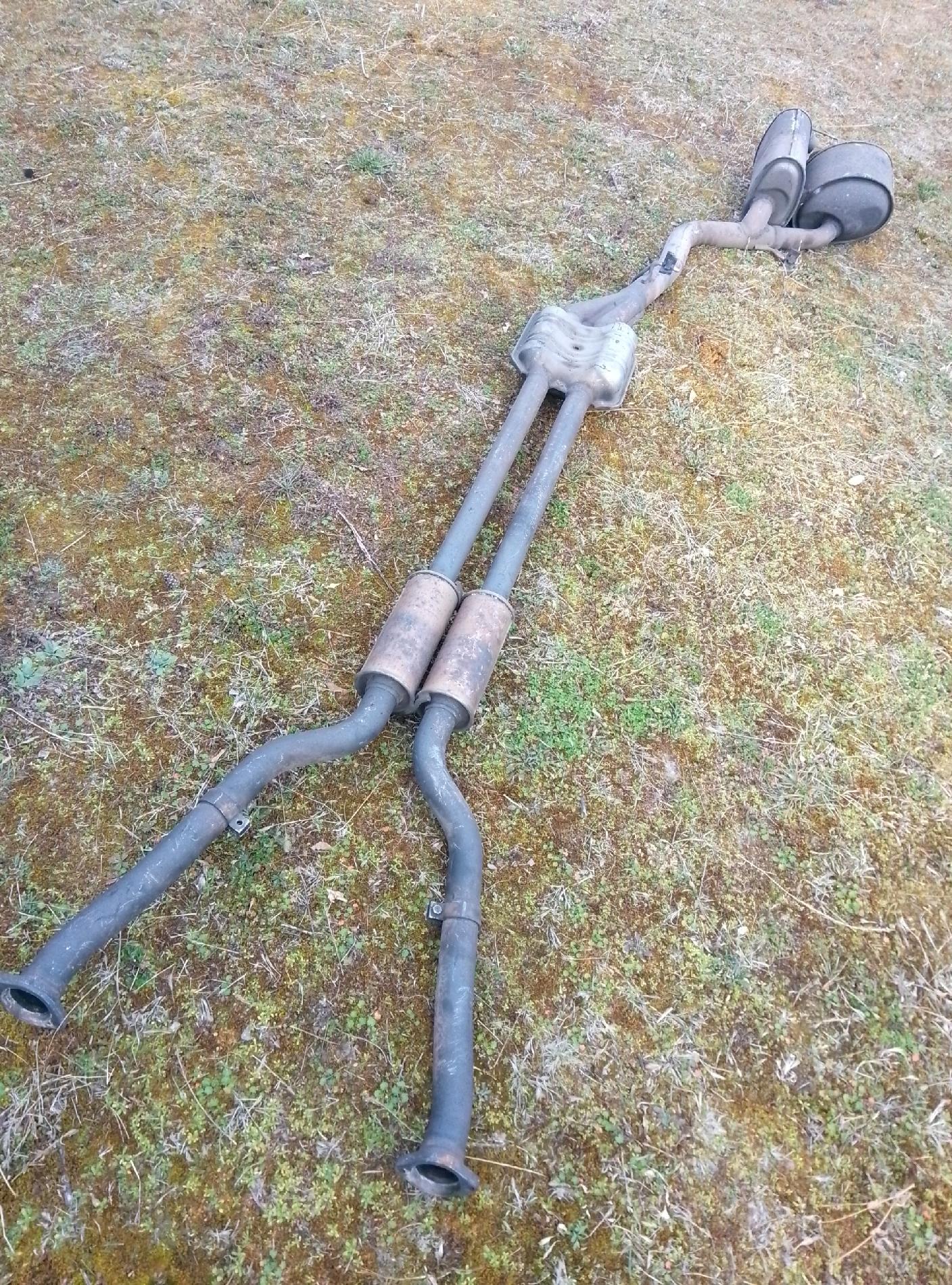 BMW E65 E66 735i 745i Rury wydechowe układ wydechowy tłumik tłumiki - obrazek 2