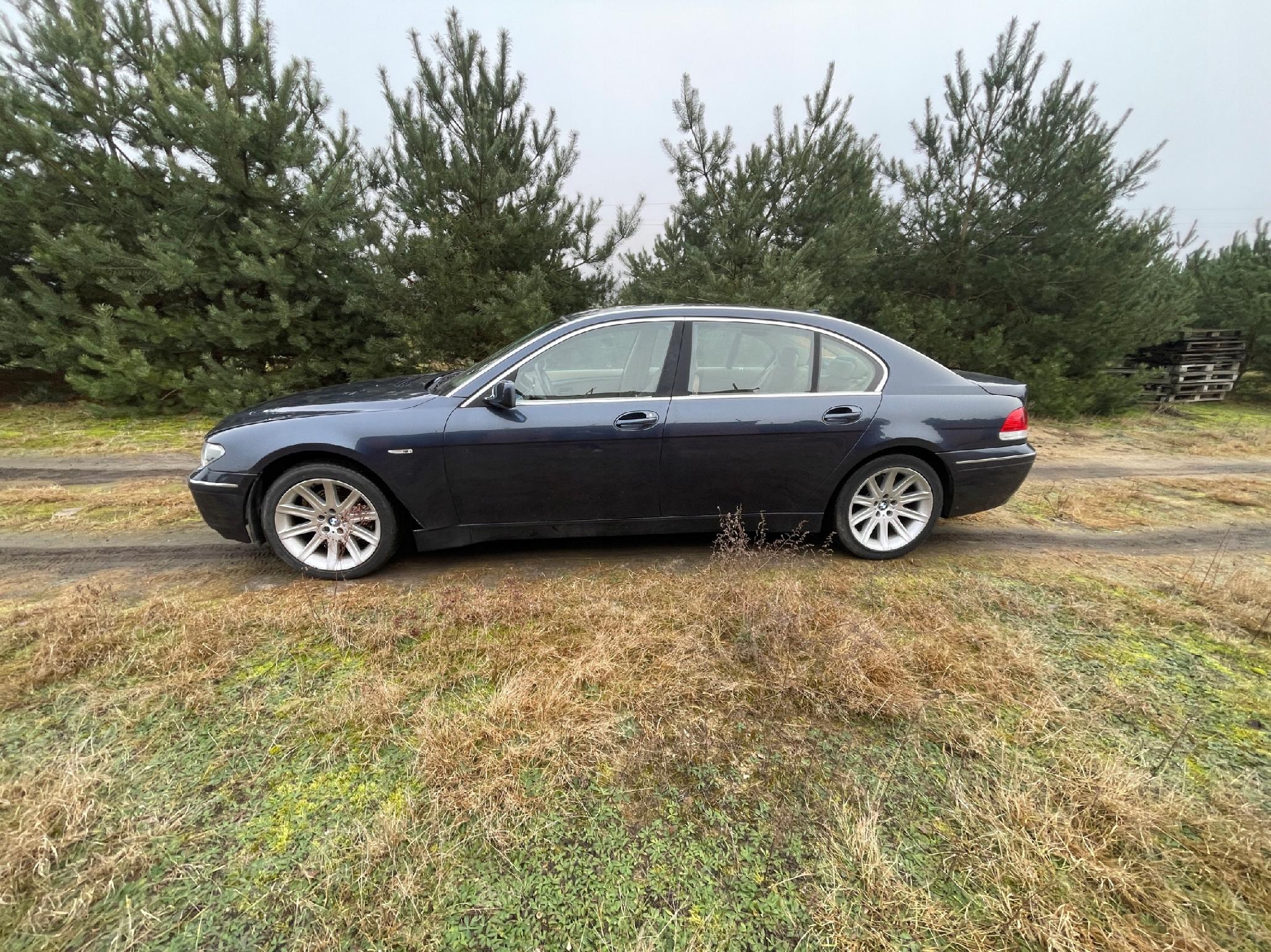 BMW 7 450 Li E65 DRZWI TYŁ TYLNE LEWE BMW 7 E65 – Części