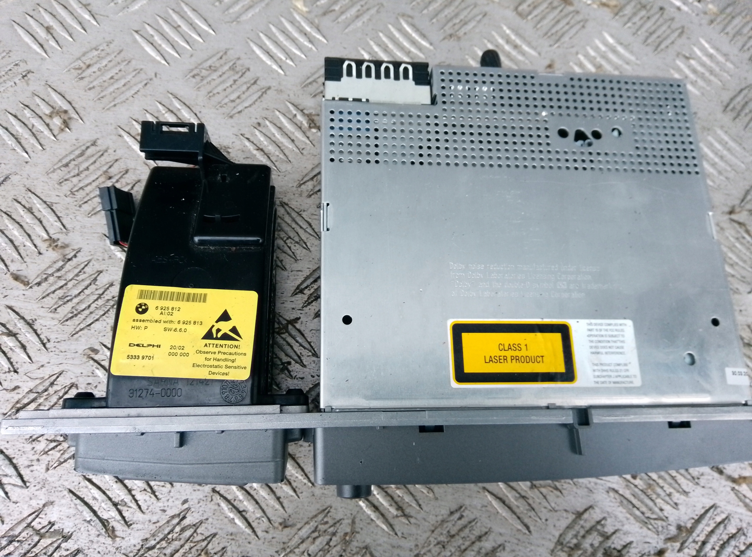BMW SERIA 7 E65 02-05 RADIO CD CZYTNIK + KLAWIATURA TELEFONU - obrazek 4