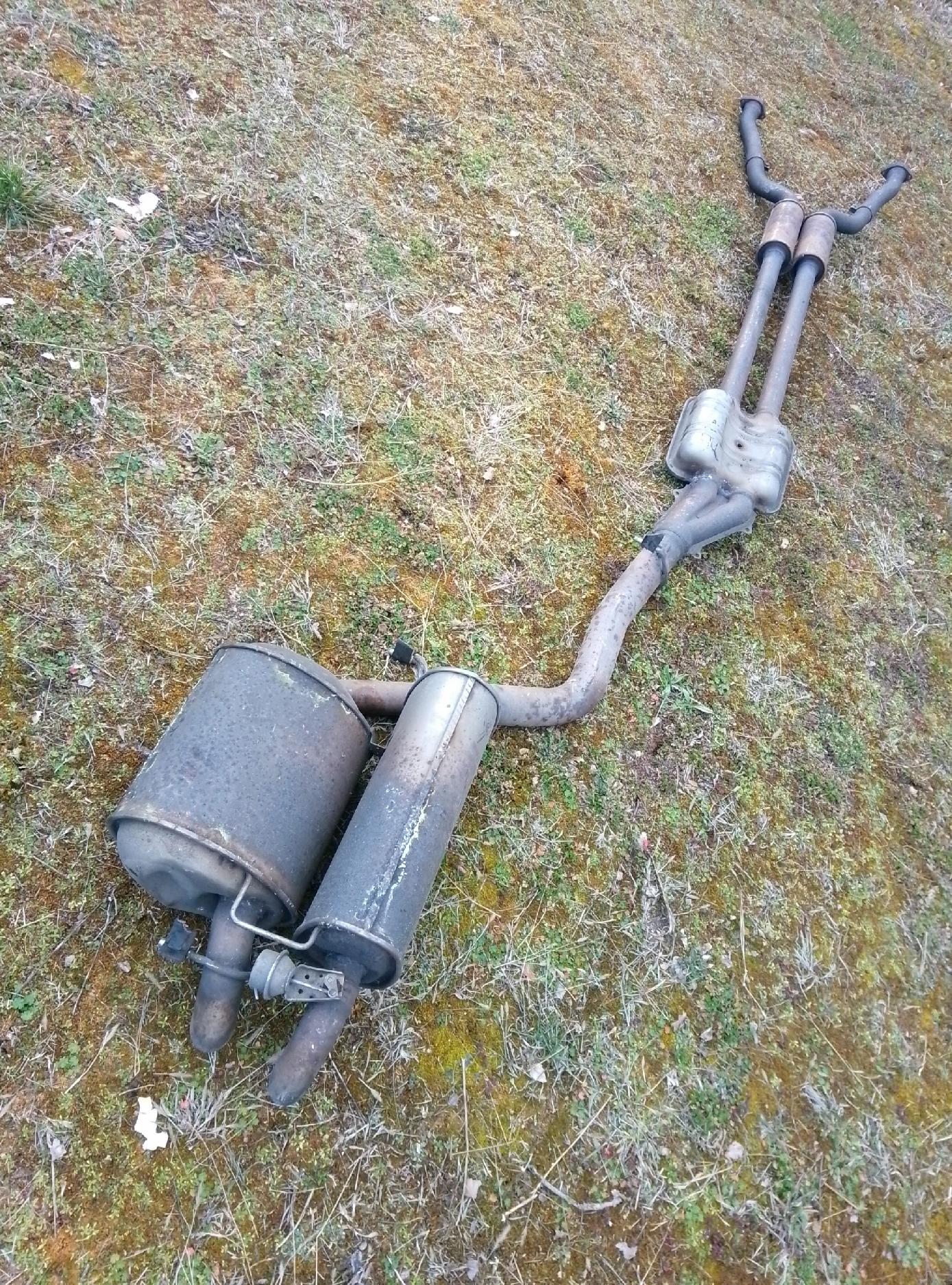 BMW E65 E66 735i 745i Rury wydechowe układ wydechowy tłumik tłumiki