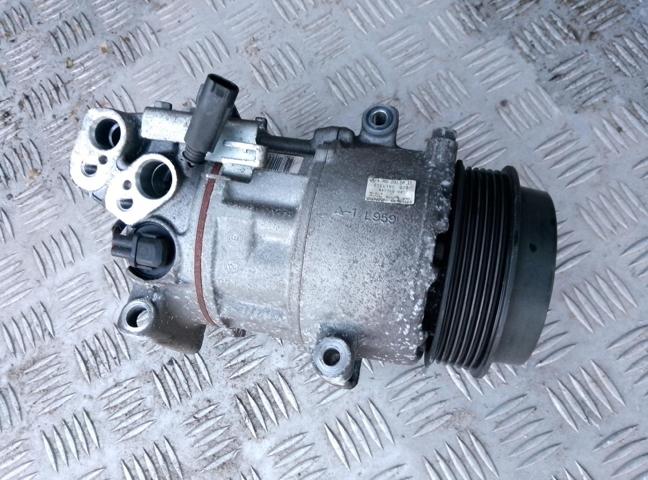 MERCEDES A W169 LIFT 08- 1.5 SPRĘŻARKA KLIMATYZACJI A0022306811 - obrazek 2