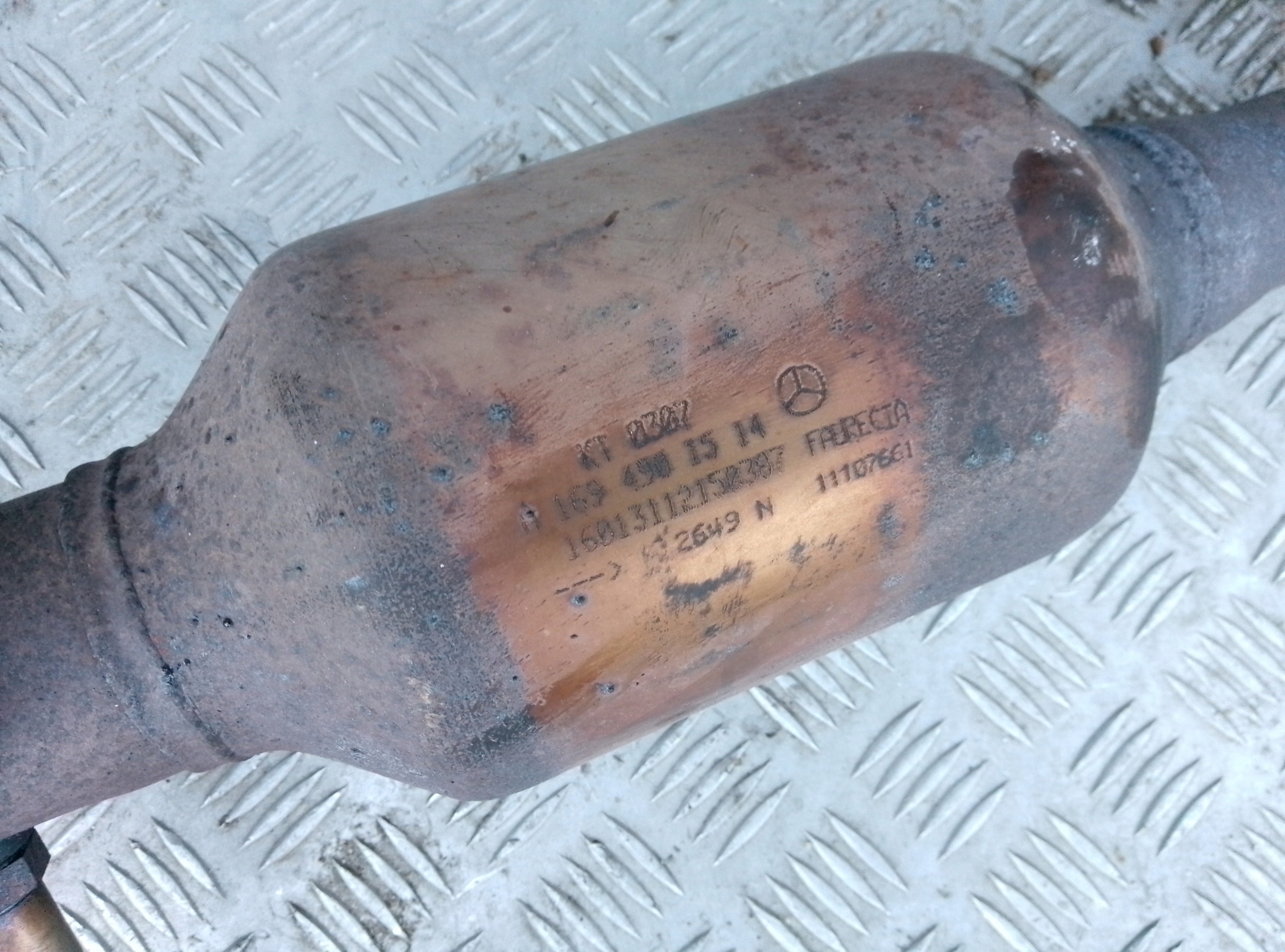 KOLEKTOR WYDECHOWY SONDA LAMBDA KOMPLETY MERCEDES W169 A169 LIFT 1.5B - obrazek 8