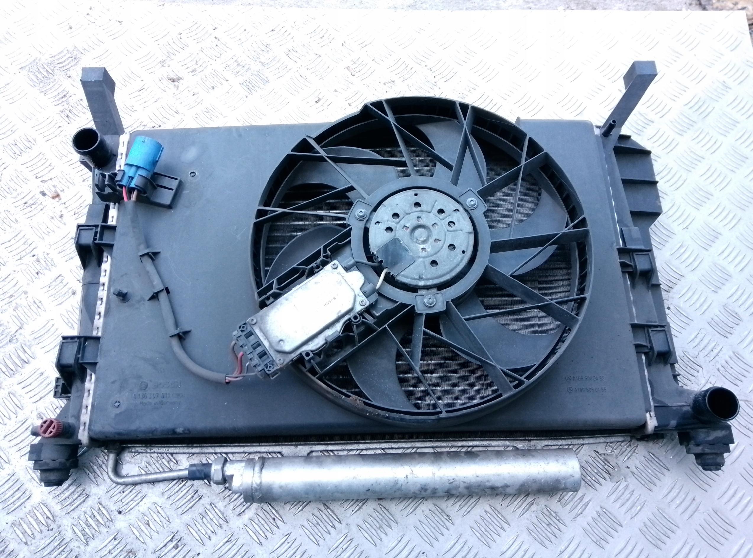 KOMPLET CHŁODNIC MERCEDES W169 LIFT 1.5B A1695000303 1137328294 0130307011