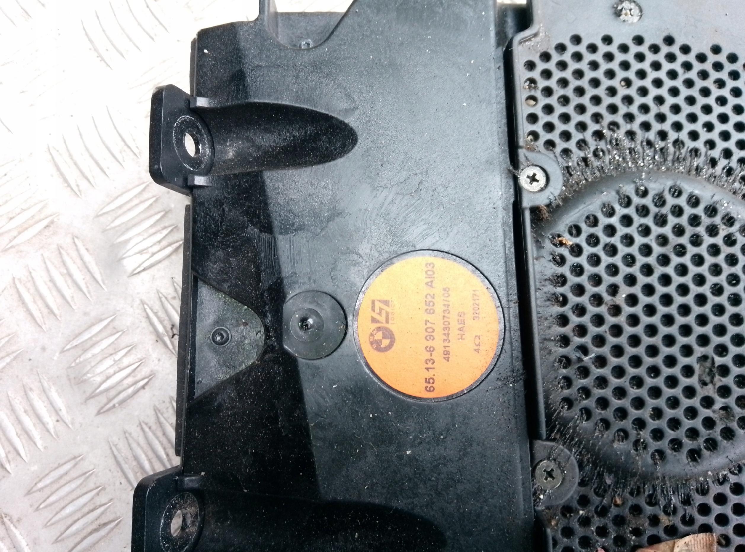 GŁOŚNIK niskotonowy centralny prawy SUBWOOFER LOGIC 7 BMW 7 E65 E66 6907652 - obrazek 2