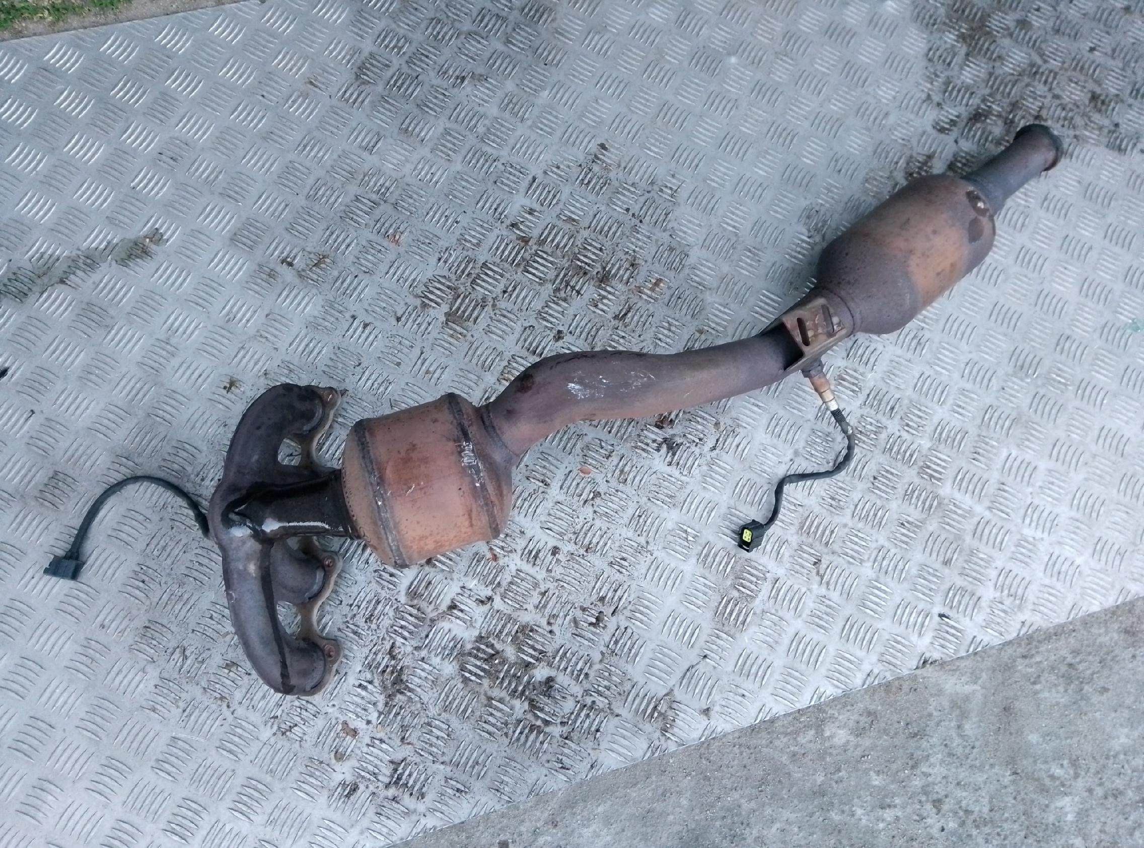 KOLEKTOR WYDECHOWY SONDA LAMBDA KOMPLETY MERCEDES W169 A169 LIFT 1.5B