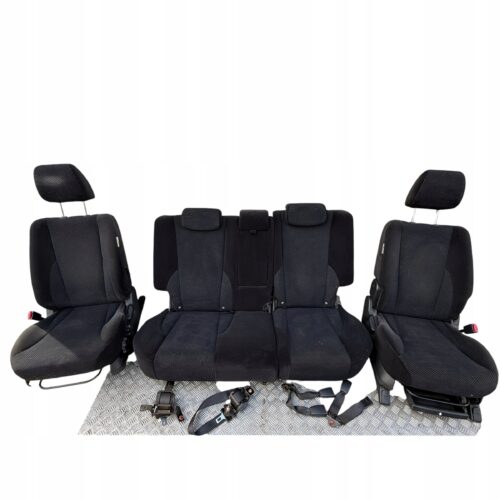FOTELE KANAPY KOMPLET EUROPA WELUR CZARNY HYUNDAI TUCSON 2004-2010r