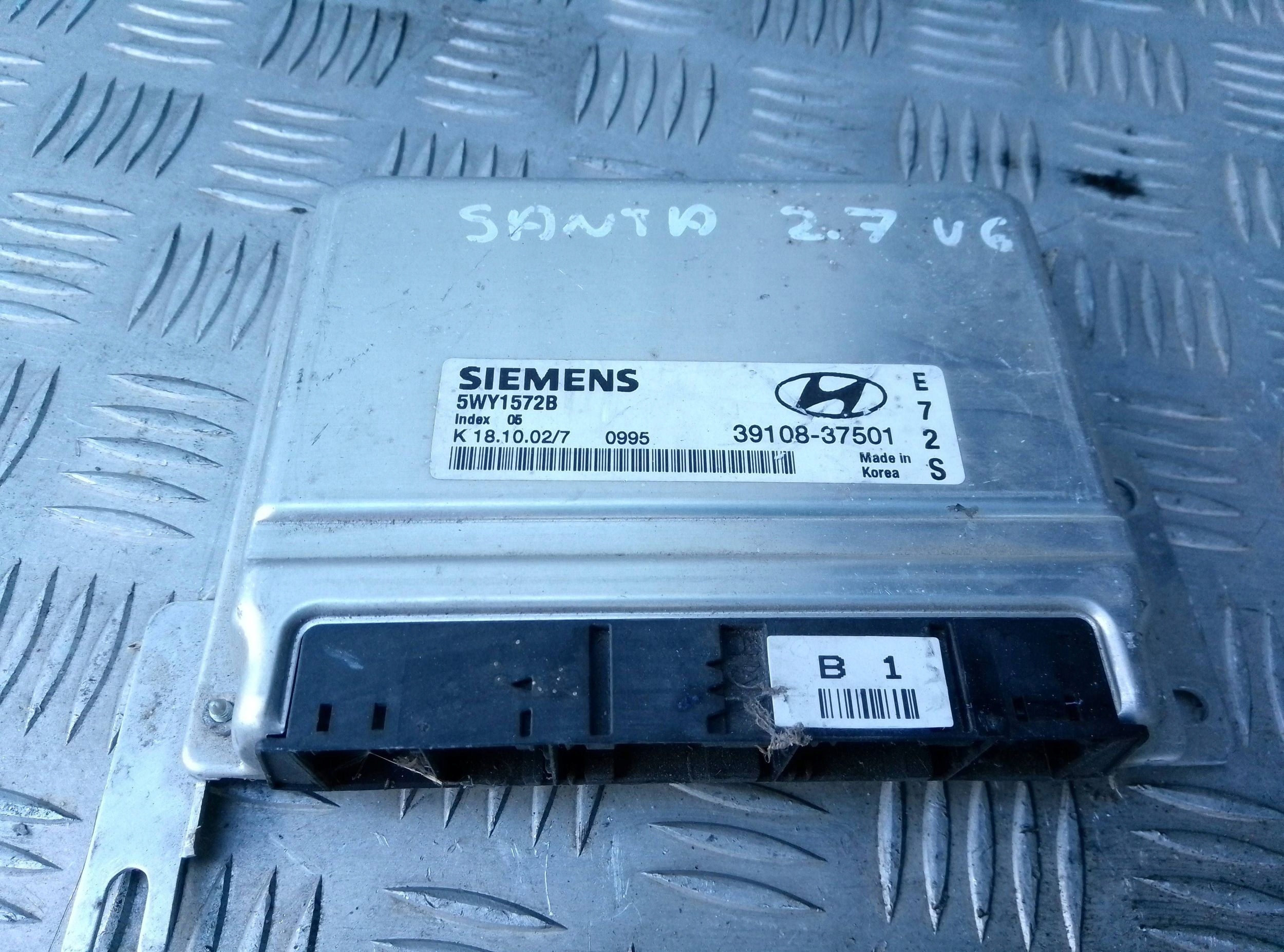 Hyundai Santa Fe 2004 2656cm3 Sterownik / Moduł ECU 3910837501