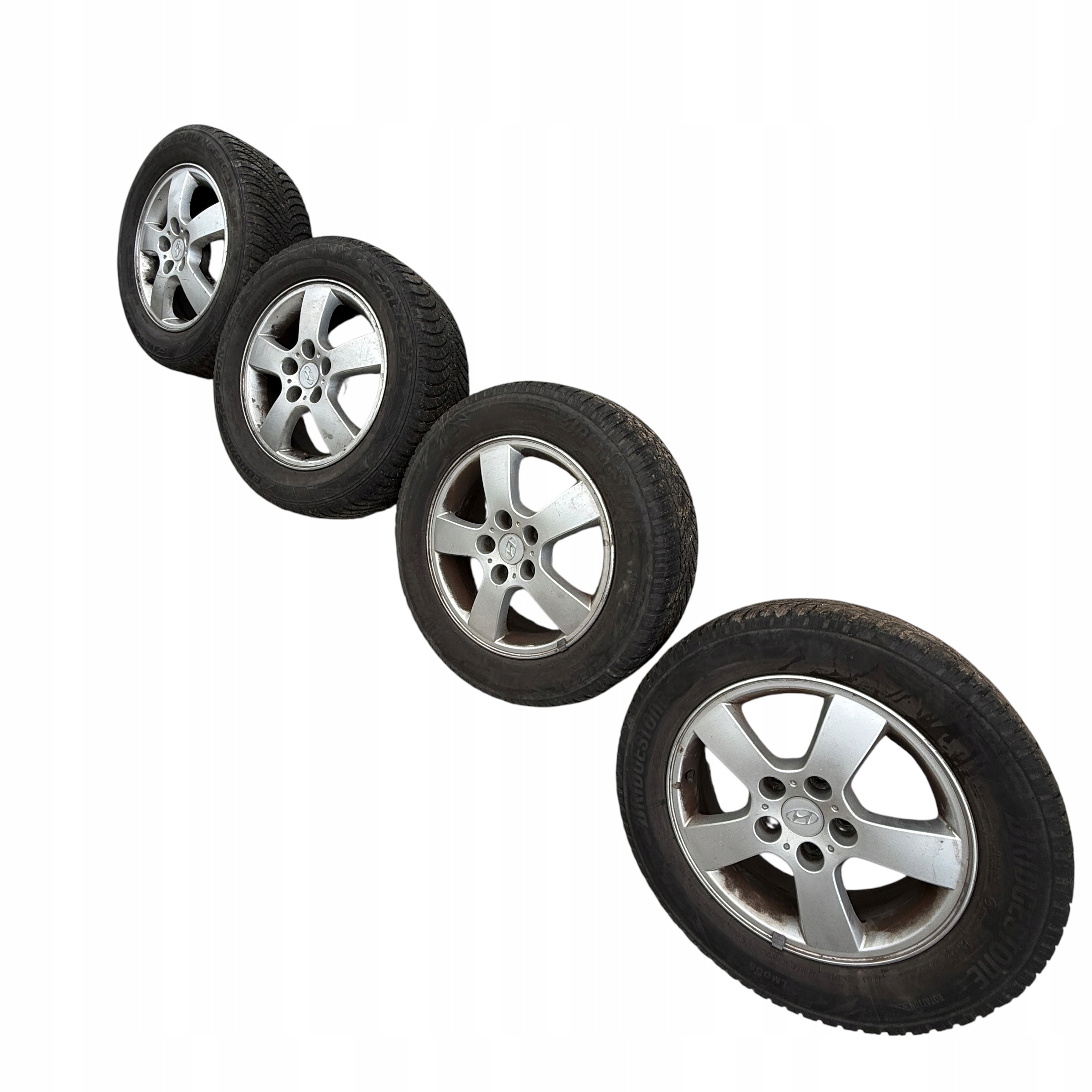Felgi Koła 4szt Hyundai Tucson I 07r 5×114,3 215/60R16 Zimowe M+S