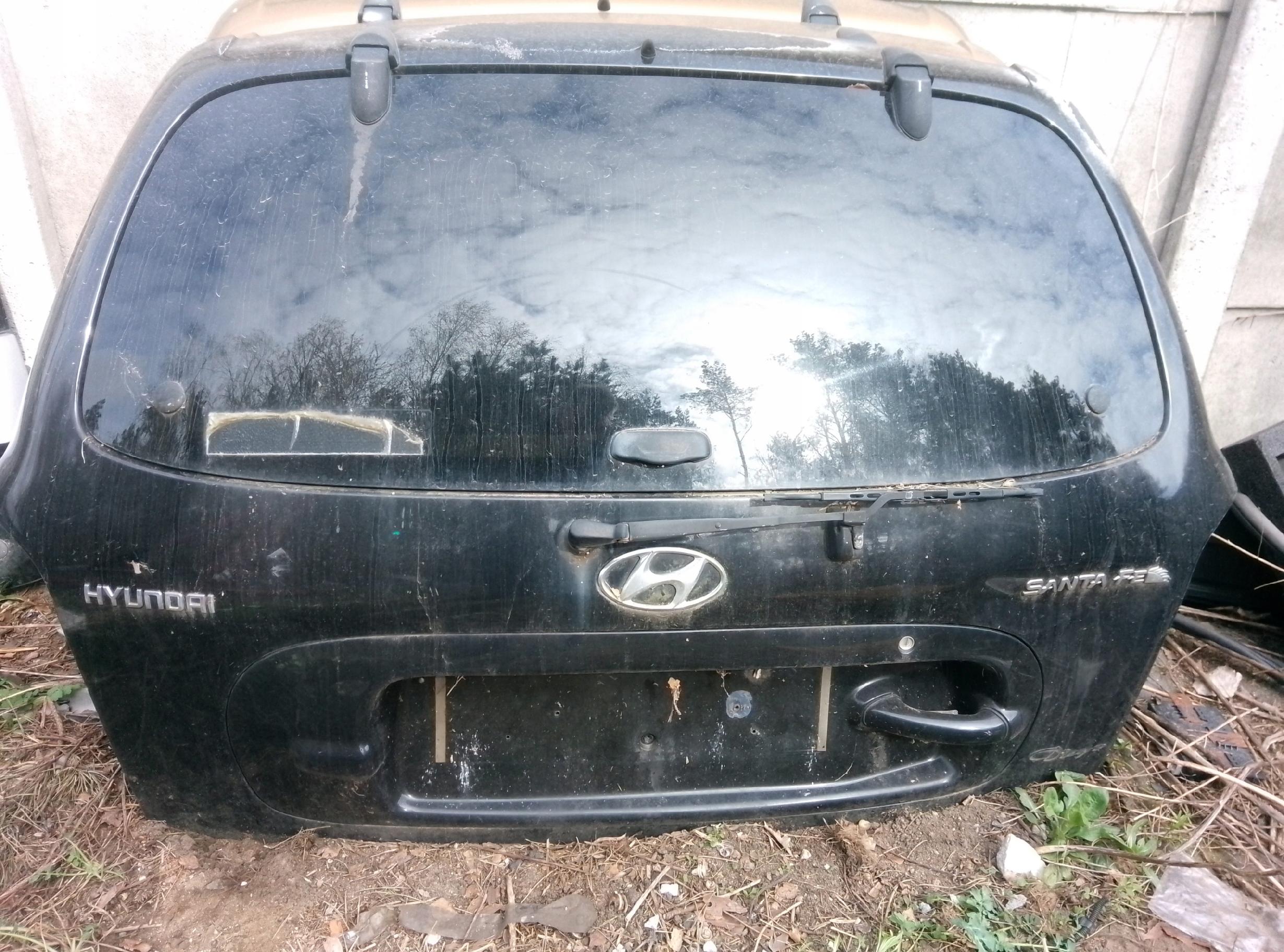 KLAPA TYŁ TYLNA KOMPLETNA KLAMKA SZYBA HYUNDAI SANTA FE 2000-2006R - obrazek 2
