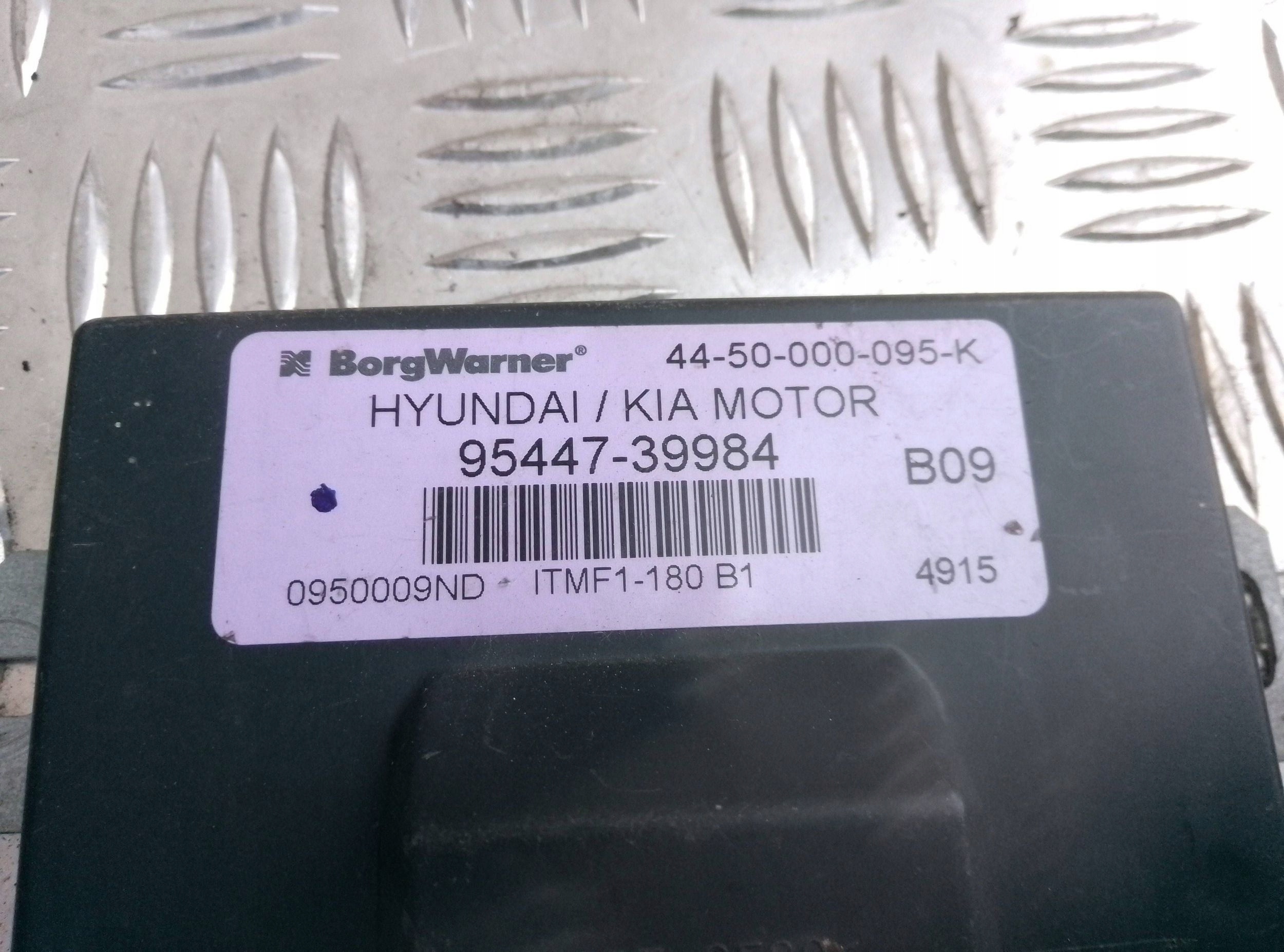 KIA Sportage 2007 2656cm3 Sterownik / Moduł skrzyni biegów 9544739984