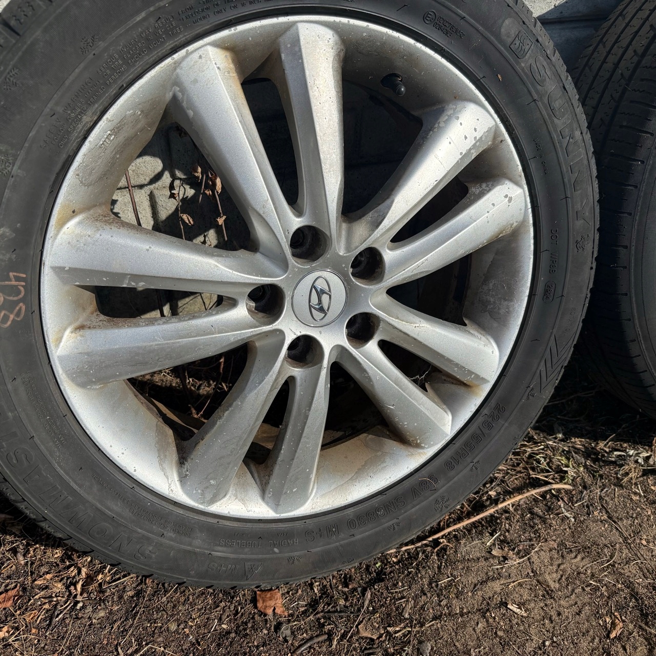 Felgi Koła Opony M+S 4szt Hyundai IX35 Tucson III 5x114,3 225/60R17 - obrazek 9