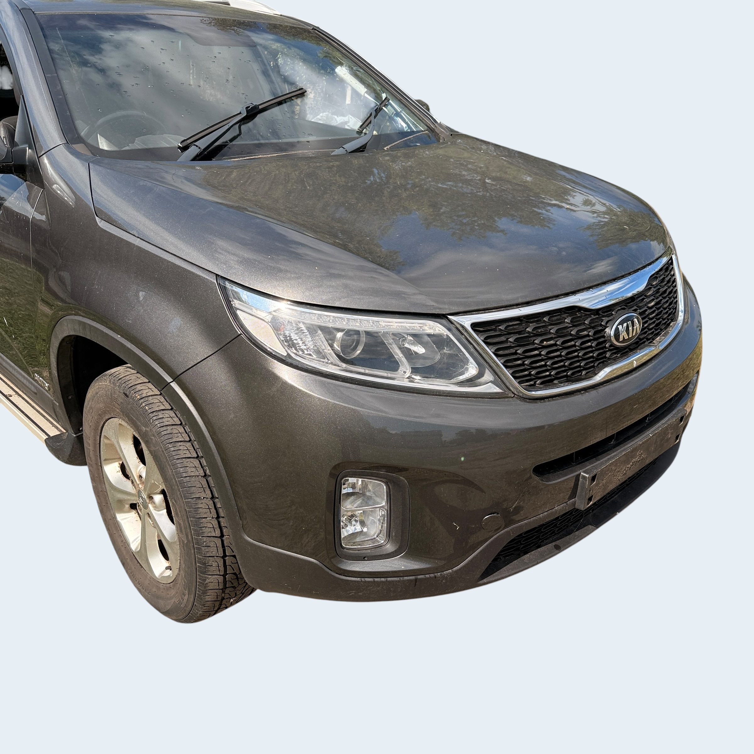 Zderzak przód Przedni kompletny Kia Sorento 2 Lift 2014r Kolor K3G - obrazek 4