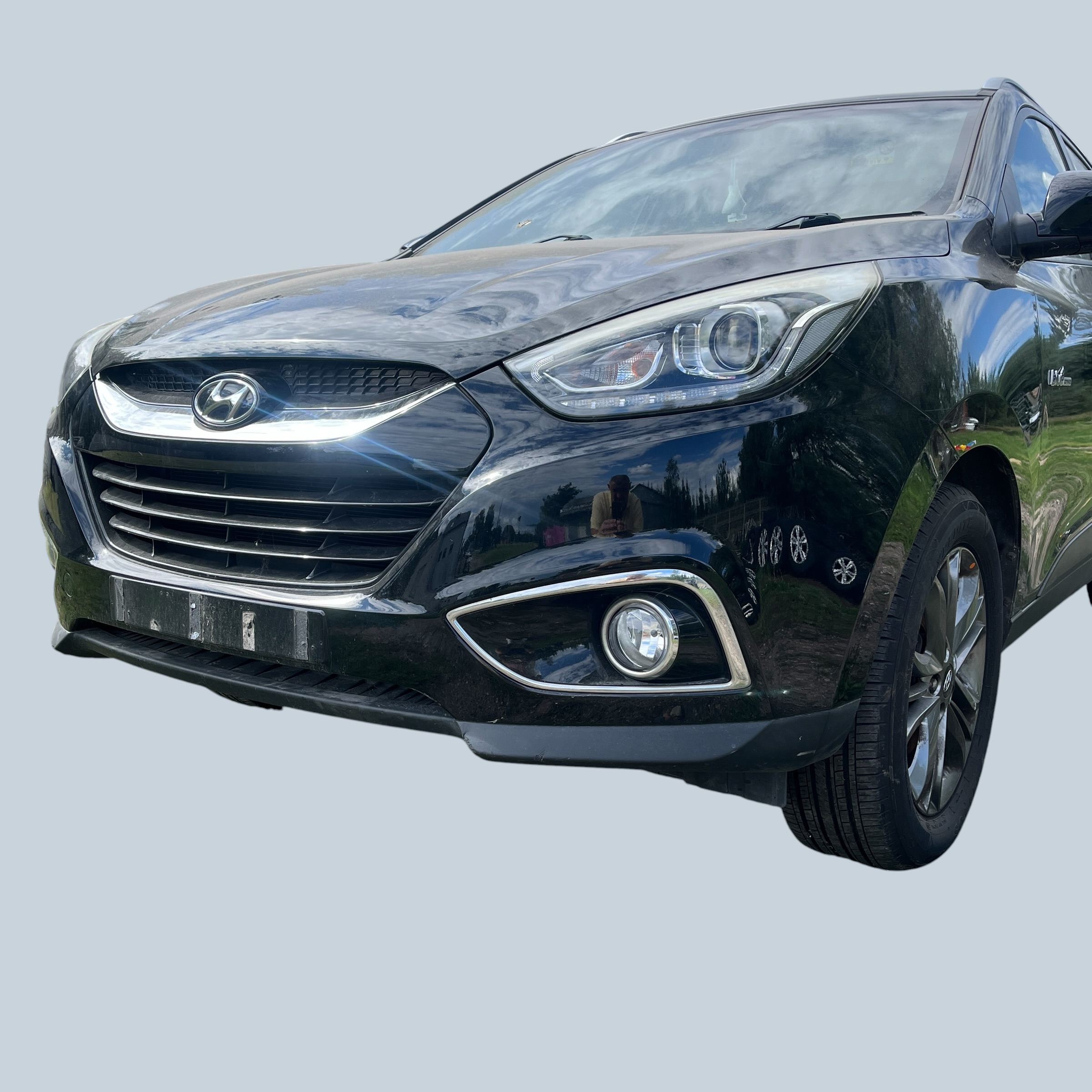 Kompletny przód 1.6 GDI Kolor PAE Maska Zderzak Pas Błotniki Hyundai ix35 Lift - obrazek 3