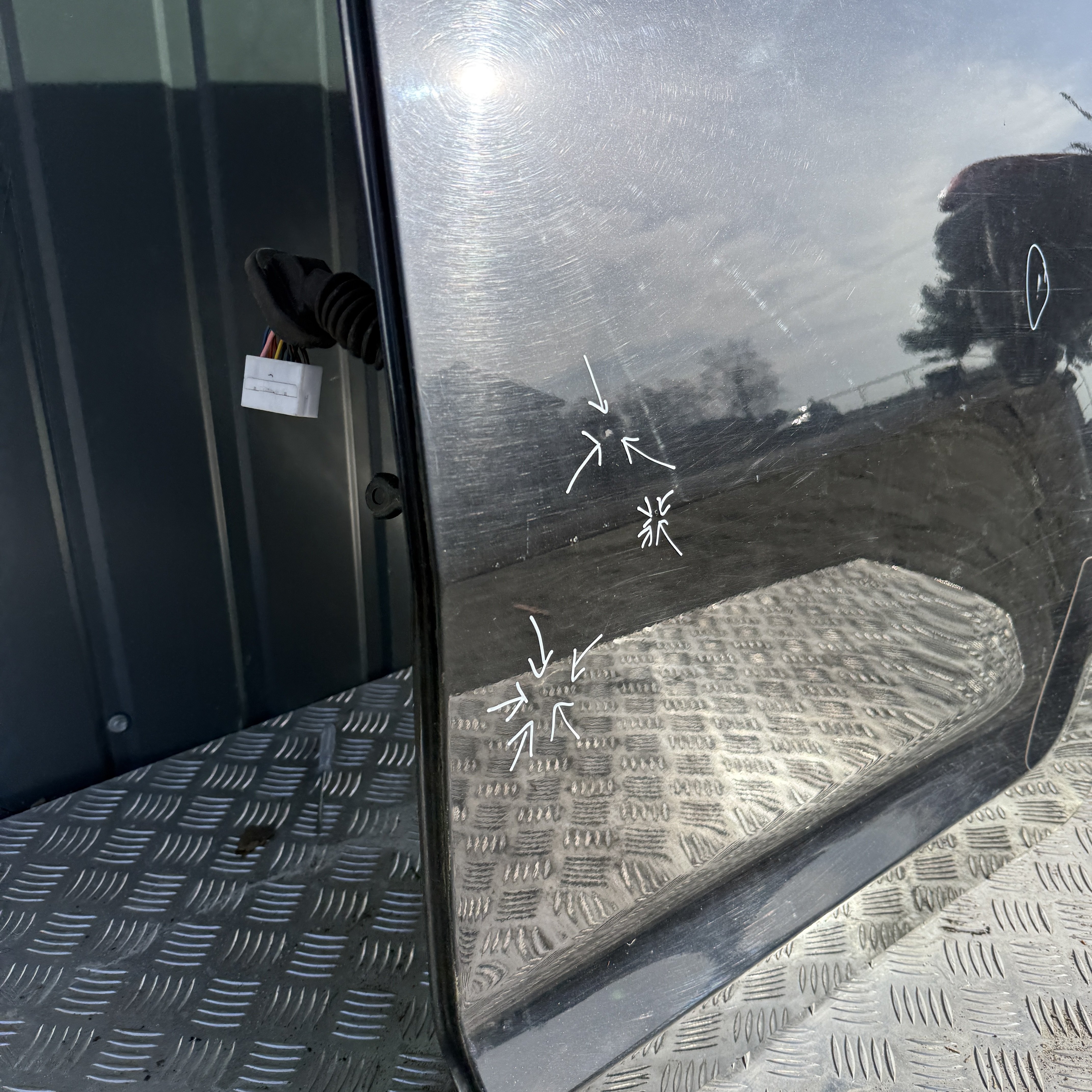 Drzwi lewe tylne lewy tył Kia Sportage 3 Kolor 1K - obrazek 3