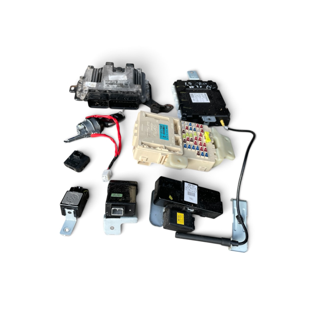 Zestaw startowy ECU silnika Hyundai ix35 1.7 CRDI 2014r - obrazek 5