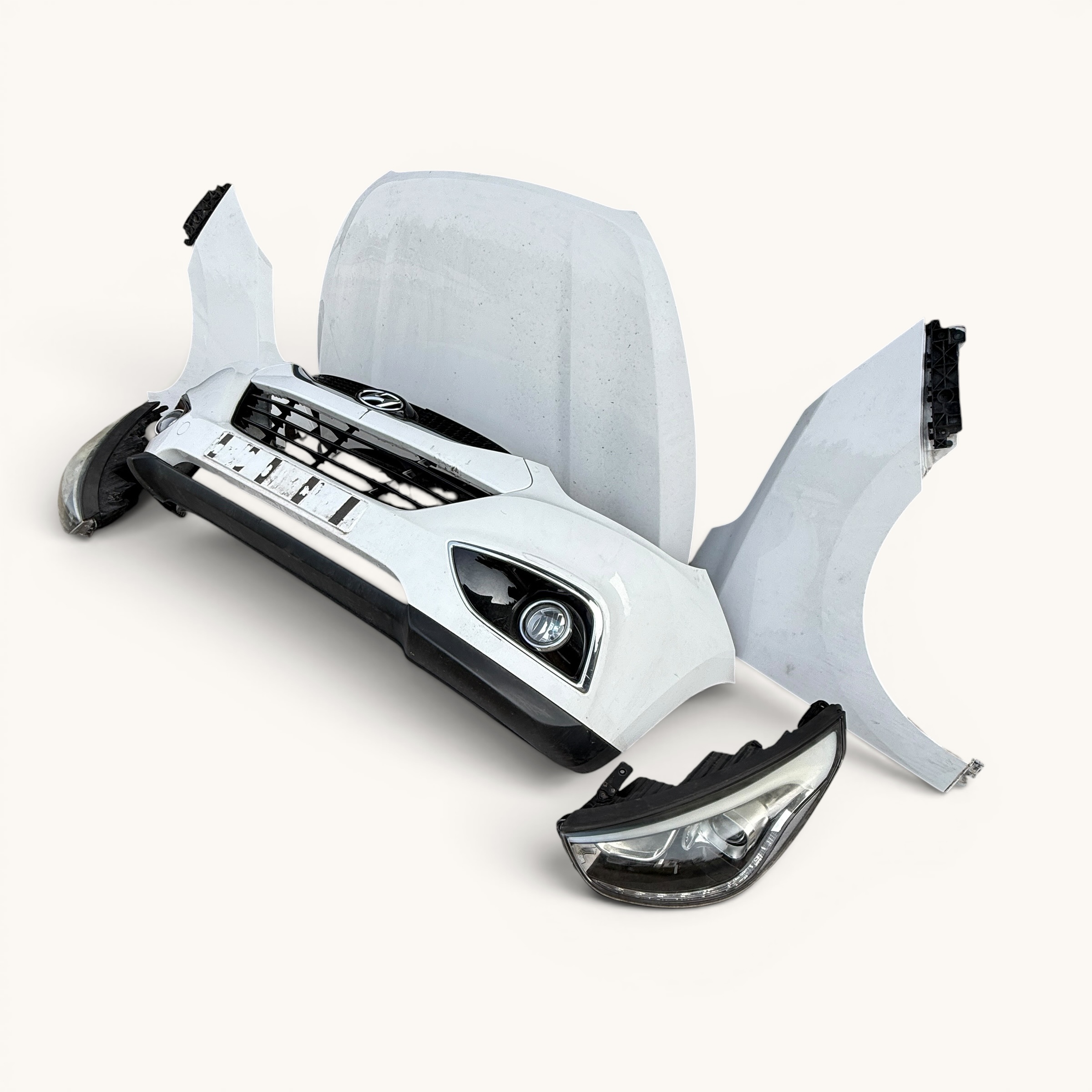 Zderzak Maska Lampy Hyundai ix35 Kolor TCW - obrazek 3