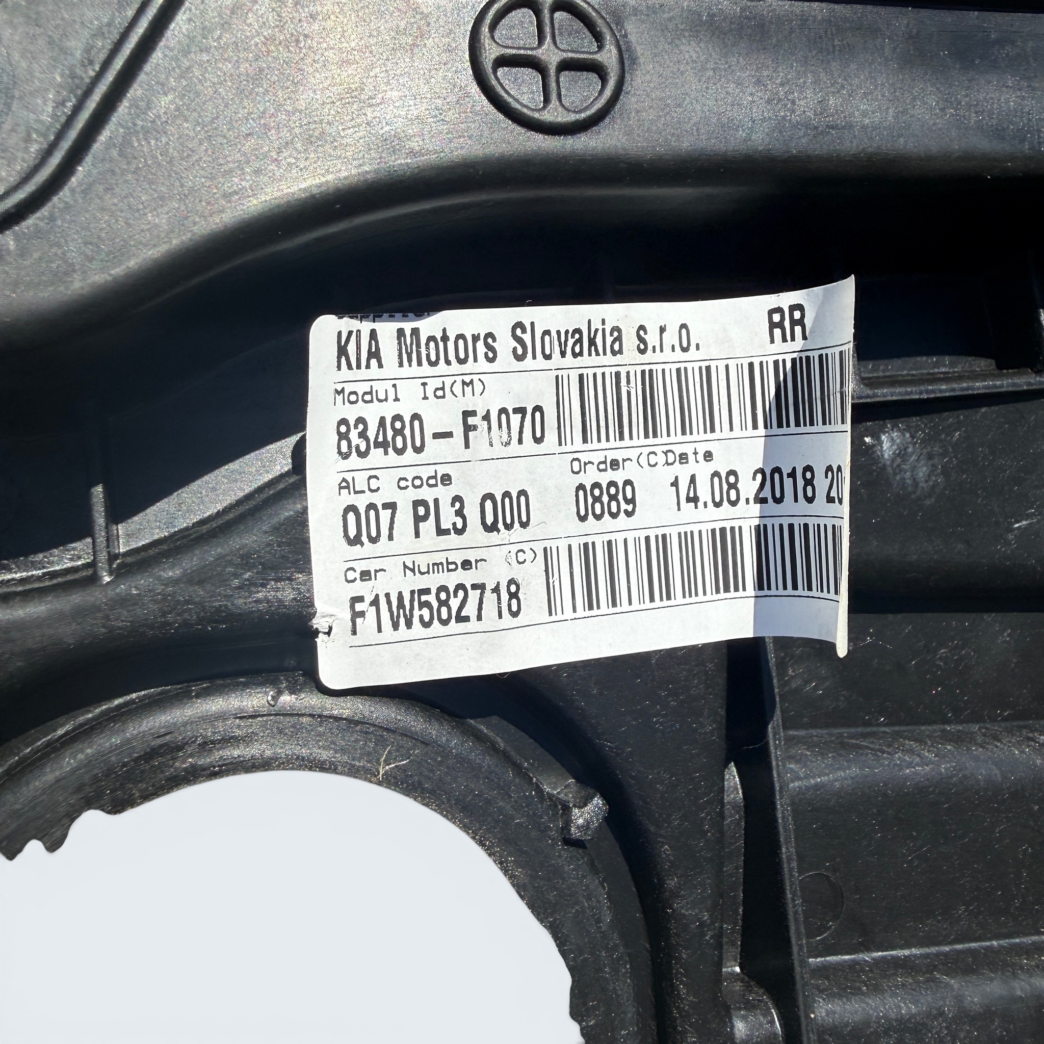 Mechanizm podnośnik szyby prawy tył Kia Sportage IV - obrazek 3