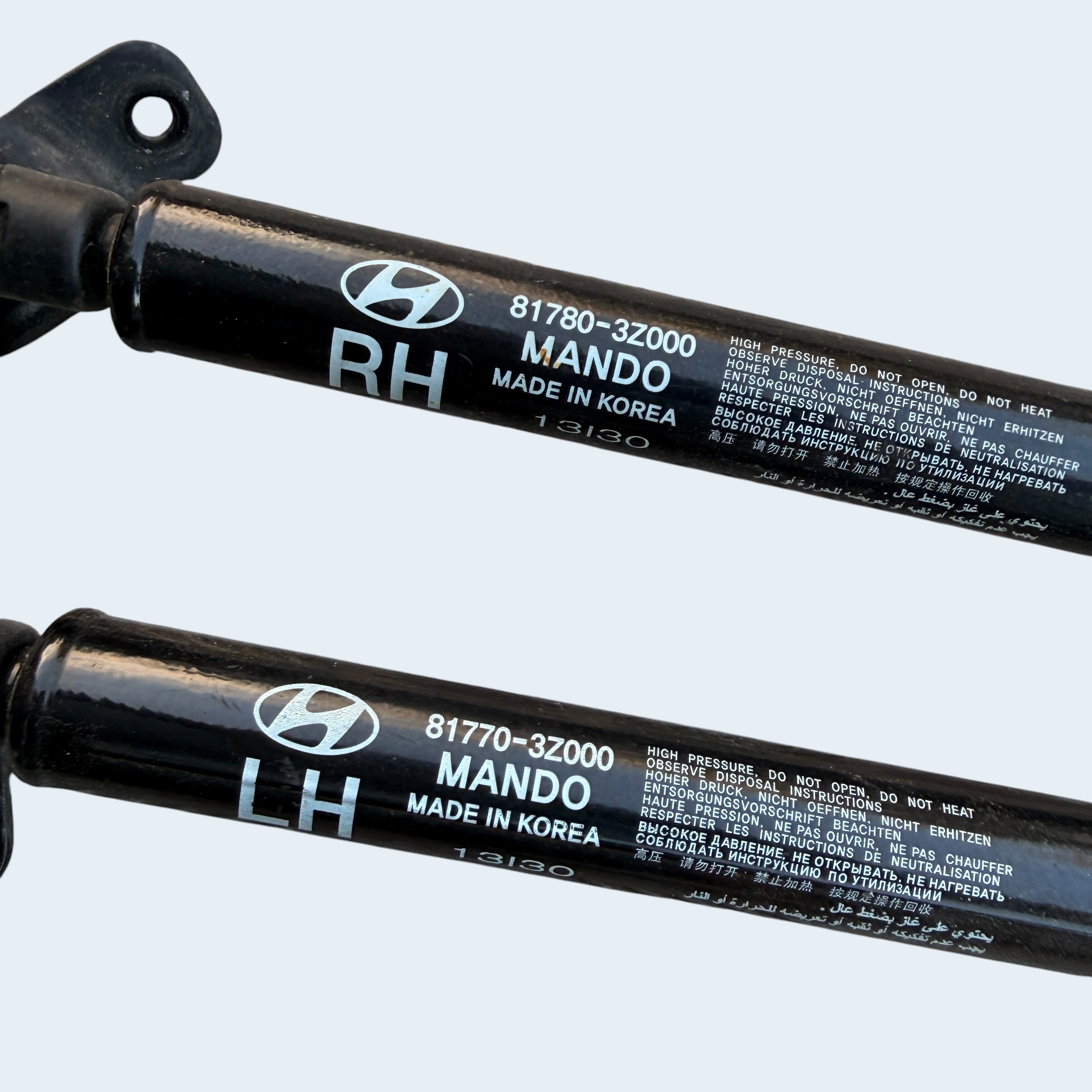 Teleskopy siłownik tylnej klapy komplet Hyundai i40 SW - obrazek 4