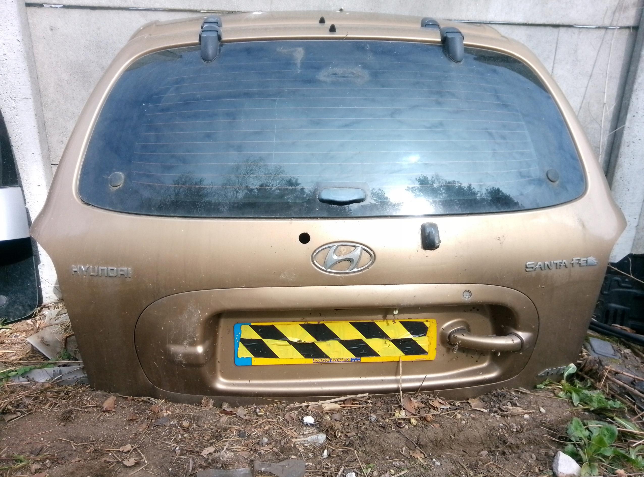 KLAPA TYŁ TYLNA KOMPLETNA KLAMKA SZYBA HYUNDAI SANTA FE 2000-2006R - obrazek 3