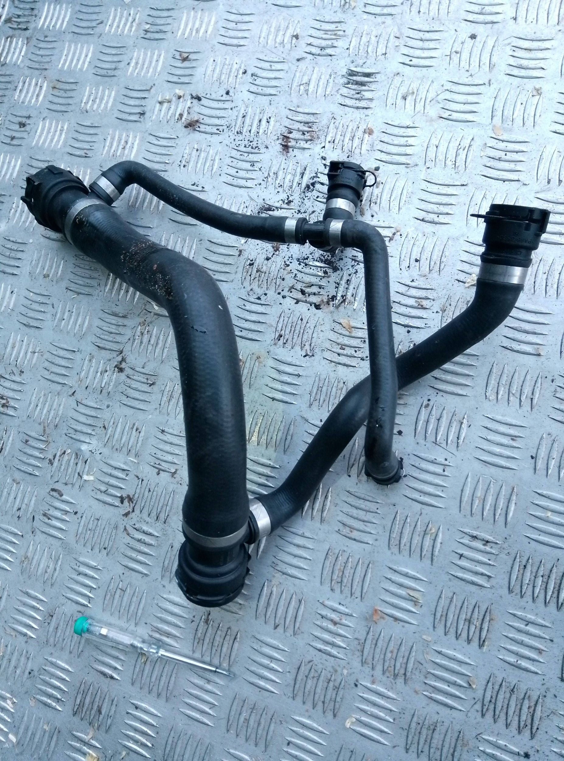 BMW 7 E65 E66 2002 Przewód / Wąż chłodnicy 7508010 komplet - obrazek 4