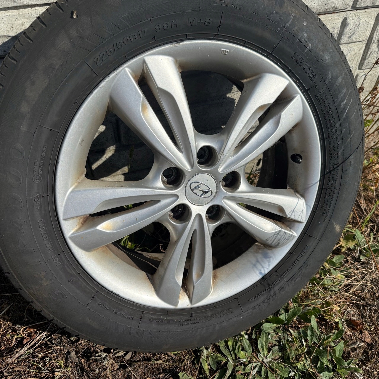 Felgi Koła Opony M+S 4szt Hyundai IX35 Tucson III 5x114,3 225/60R17 - obrazek 10