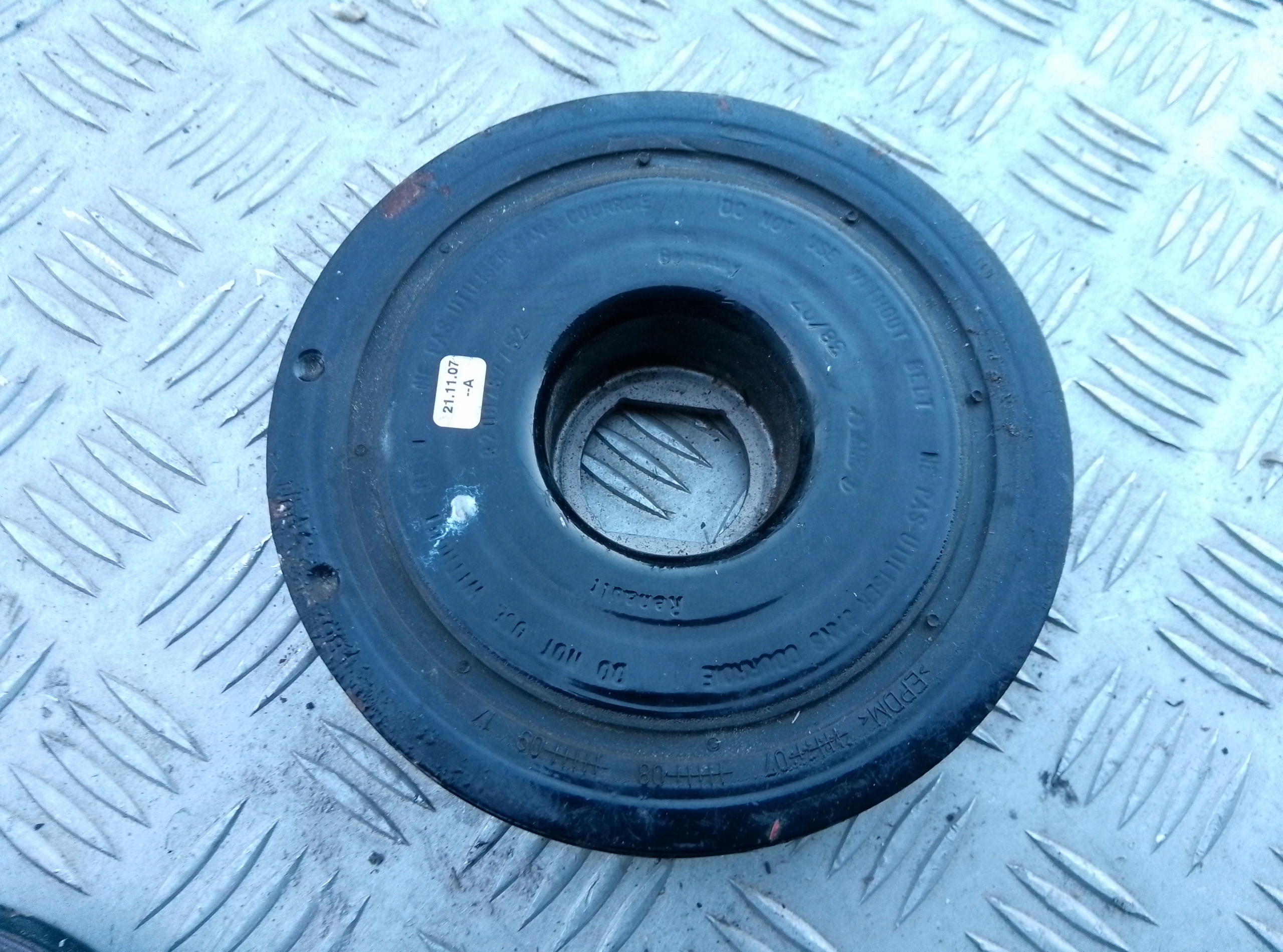 KOŁO PASOWE WAŁU KORBOWEGO RENAULT KOLEOS LAGUNA TRAFIC 2.0 DCI 8200767762